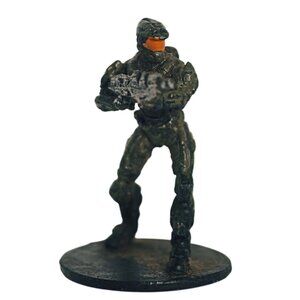 Master Chief Halo Spartan Soldier Macro 1" Figure 2012 Collectible RARE HTF